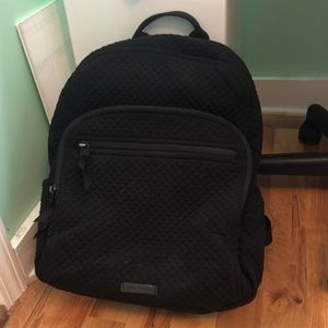 Black Quilted Backpack